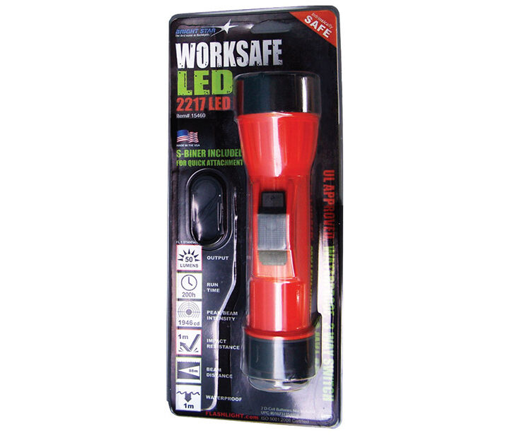 Brightstar USA 2D cell Intrinsically Safe Torch 2217 LED
