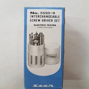 Star Interchangeable Screw Driver Set 9pcs Japan 5550-9