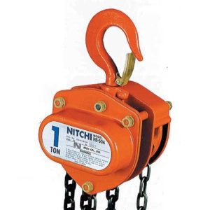 Nitchi HE-50A Chain Hoist 2 Ton Made in Japan